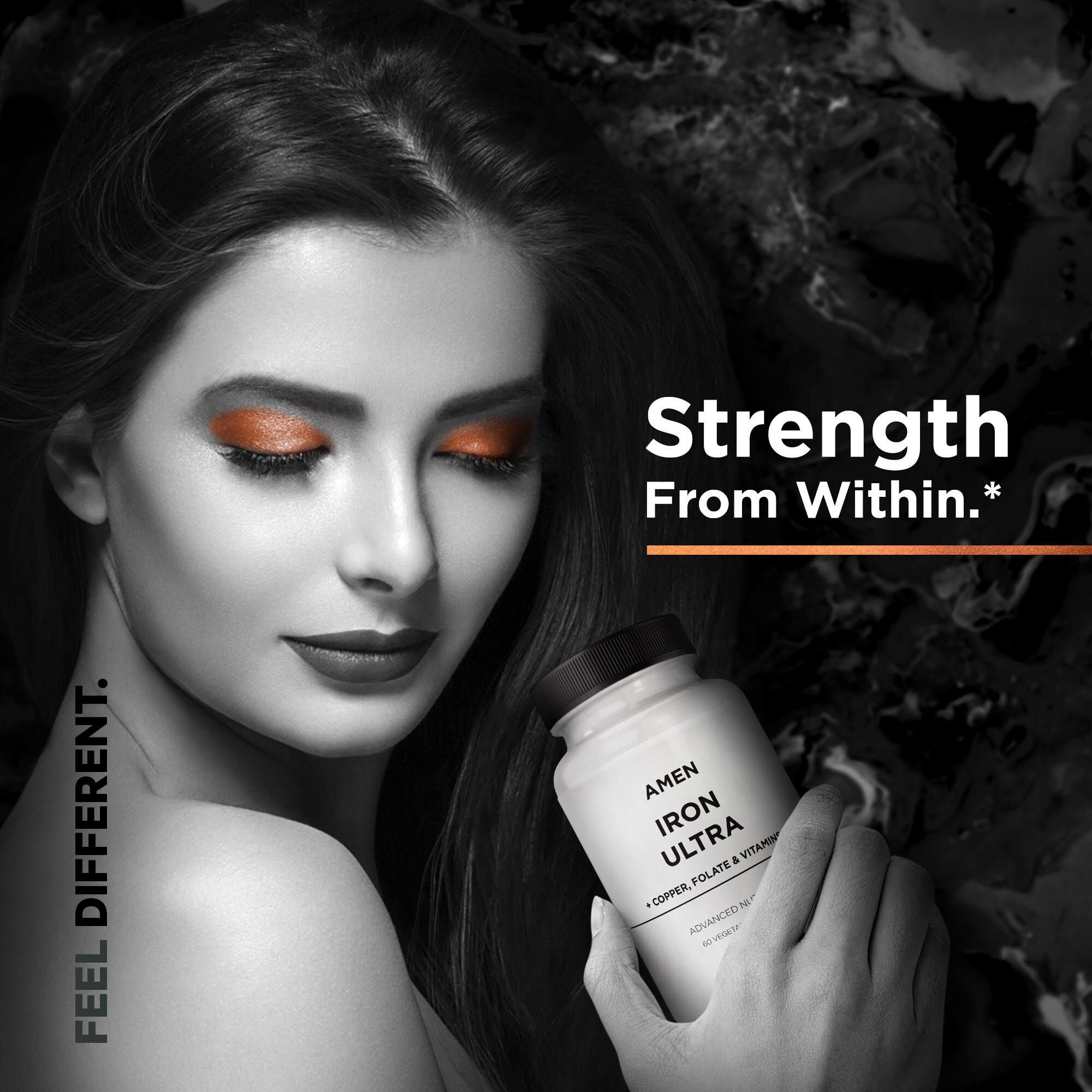 AMEN - Iron Ultra - 60 Capsules (60 Servings)  | GNC